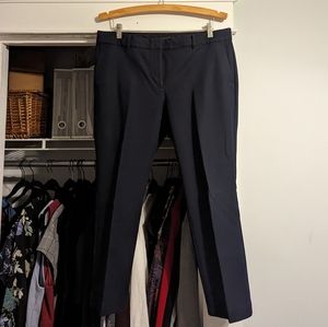 Navy Curvy Petite Ann Taylor Work Pants